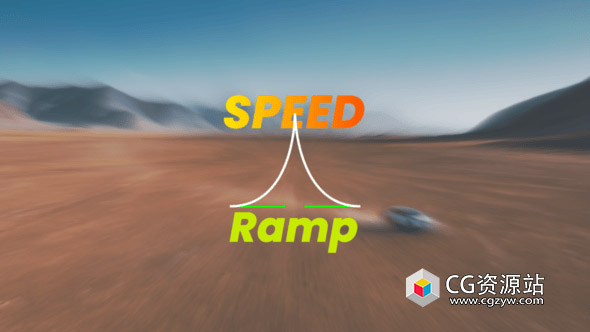 AE模板-视频变速坡道效果 Speed Ramp Effects
