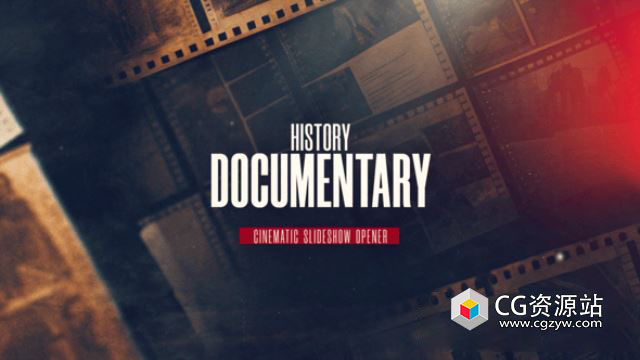 AE模板-历史照片相册展示片头 Historic Photos