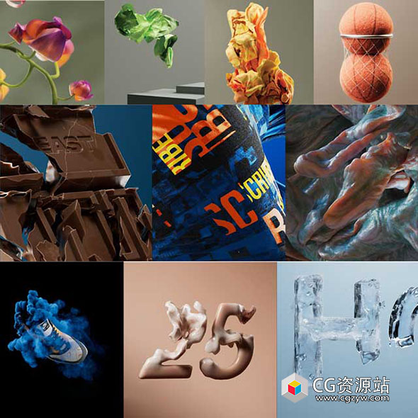 Paul Esteves 电商商业视觉特效包装Houdini教程合集(中英文字幕)