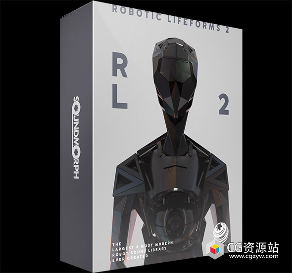 4100个未来科技感机器人音效库游戏电影预告片视频剪辑无损音效素材 Robotic Lifeforms 2