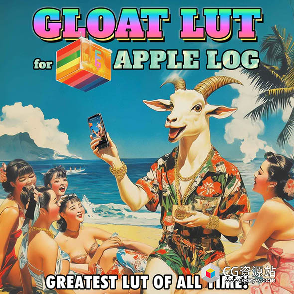 iPhone Pro苹果Apple Log转Rec.709电影风格创意外观LUT调色预设 GLOAT LUT for Apple Log-图片1