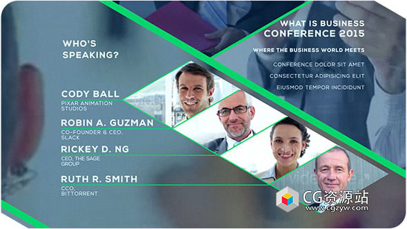 AE模板-活动推广简洁商务包装宣传片头 Event Promo – Clean Business Event