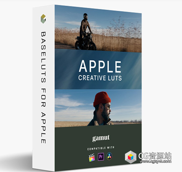 苹果Apple Log电影感创意风格LUT调色预设 Gamut-Creative LUTs for Apple Log-图片1