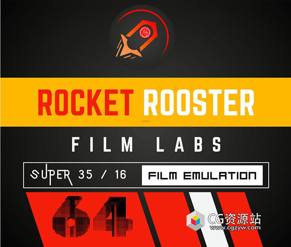 达芬奇节点-复古柯达富士胶片模拟仿真DCTL调色插件+ 视频教程(中文字幕) Rocket Rooster – Film Labs 64-图片1