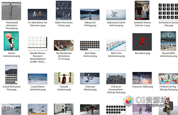 158组Reallusion动画集资源合集包 Reallusion Animset-图片1