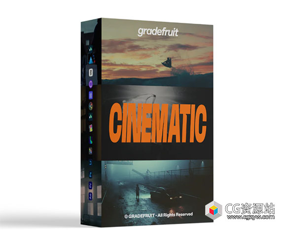 23个好莱坞经典电影质感LUT+LR调色预设+中文字幕教程 GradeFruit-Cinematic LUTs & LR Presets-图片1