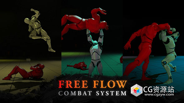 Unreal动作游戏自由流动战斗系统 Freeflow Combat v2.6 UE5.2+