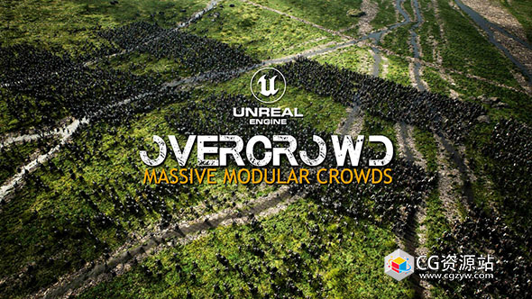 Unreal大规模人群模拟插件 OverCrowd UE5.6 v1.0