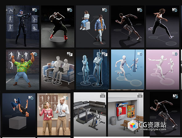 Reallusion Mocap Motions for iClone and CC5-图片1