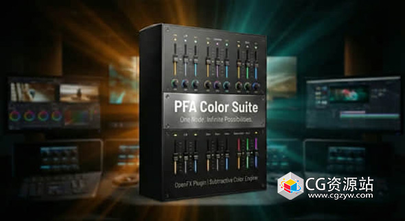 达芬奇电影感视频调色插件 PFA ColorSuite v7.2.6 Win