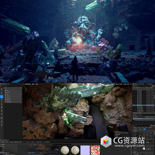 中英文字幕-UE5+Houdini游戏环境程序化工作流程教程 Procedural Workflows for Games using Houdini