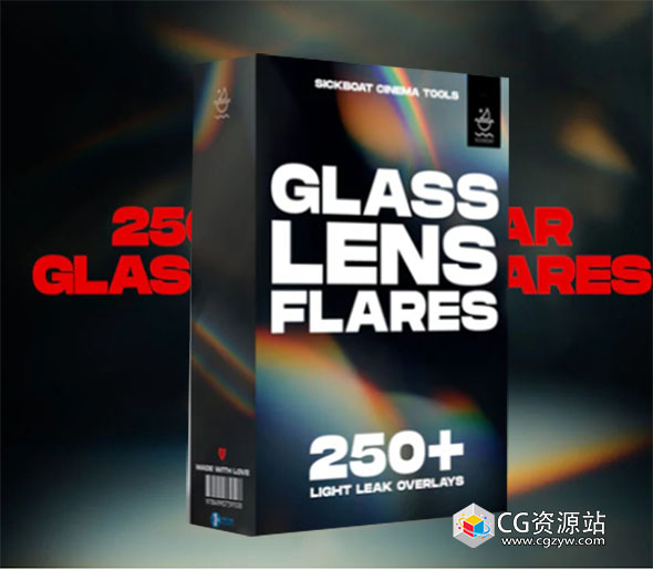 电影级梦幻时尚玻璃镜头光晕合成叠加特效6K视频素材 Sickboat – GLASS LENS FLARES (6K)-图片1