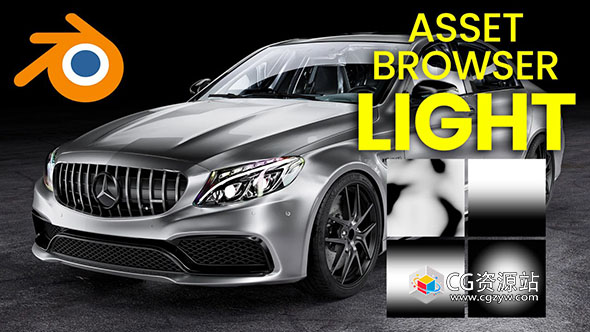 Blender 23个免费区域光贴图和图案资产预设 Gumroad – 23 Area Light Maps & Gobos Lights