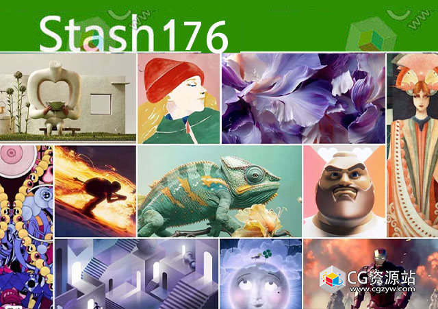 2026年 Stash 176期CG创意电视栏目包装参考广告视频动画短片合集