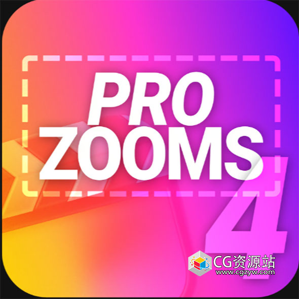 专业相机镜头运动缩放变焦控制工具FCPX插件 FCBs Pro Zoom 4.1.1