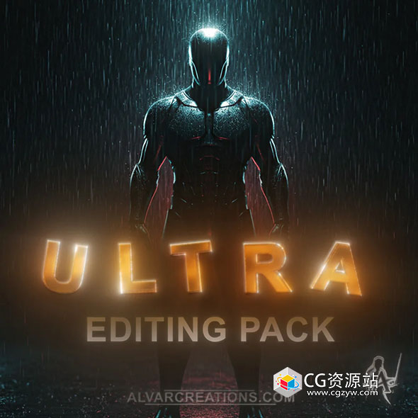 600+好莱坞电影混剪漫剪AE工程文件 + 预设 + 音效 + 中文字幕教程 ULTRA Editing Pack-图片1