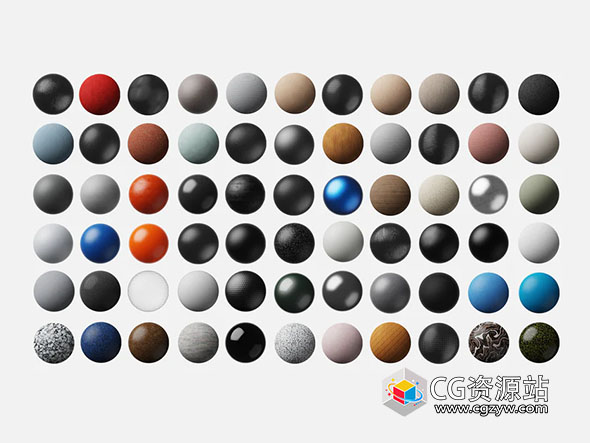 Visune KeyShot 100种产品渲染精细科技面料塑料油漆织物工业设计材质合集 Industrial Design Material Collection-图片1